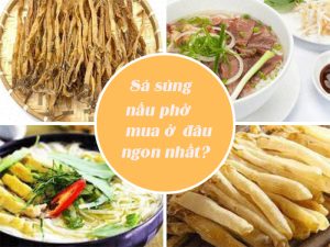 Sá sùng nấu phở mua ở đâu ngon nhất? Giá bao nhiêu?